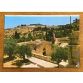 POSTCARD POST CARD ISRAEL JERUSALEM TOMB OF THE VIRGIN MARY KIDRON VALLEY MOUNT OF OLIVES.