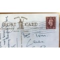 POSTCARD POST CARD STIRLING 1939 ENGLAND CAMBUSKENNETH ABBEY CASTLE BRIDGE COWAN HILL KING STREET.