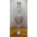 MOSER LEAD-FREE CRYSTAL DECANTER OPHELIA PATTERN Czech Republic HAND BLOWN and CUT!!