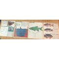 FRESHWATER FISH of SOUTH AFRICA NEWSPAPER CUTTINGS x 4 pages TIGERFISH CARP BARBEL TROUT YELLOWFISH.