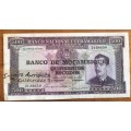 Banco Nacional Ultramarino Mozambique 500 ESCUDOS PROVINCIA PORTUGUESA 1967 2138650 LISBOA XAVIER.