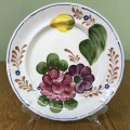 BELLE FIORI MAIN COURSE MEAT DINNER PLATE WOOD and SONS HAND PAINTED ENGLAND FLOWERS BELLE FIORE