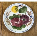 BELLE FIORI SPARE TEA SAUCER WOOD and SONS HAND PAINTED ENGLAND FLOWERS BELLE FIORE FLOWERS LARGER!