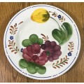 BELLE FIORI=FISH=ENTREE PLATE=WOOD and SONS=HAND PAINTED=ENGLAND=FLOWERS=BELLE FIORE=FLOWERS=FLORAL.
