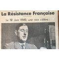 CHARLES DE GAULLE SPEECH LONDON JUNE 1940 THE APPEAL BBC BROADCAST FRENCH RESISTANCE RADIO WWII.