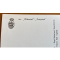 POSTCARD POST CARD ROYAL NETHERLANDS STEAMSHIP Co. m.s. WILLEMSTAD ORANJESTAD SHIP SAILING SHIPPING
