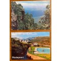 POSTCARDS x 2 SOUTH AFRICA BLYDERIVIERSPOORT BLYDE RIVER POORT EASTERN TRANSVAAL PARADISE VIEW.