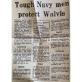 WALVIS BAY BORDER WAR PERIOD RED NAVY PROTECTS WALVIS FLASHPOINT IN TERRORIST WAR ANDRE DE BRUYN.