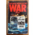 WAR AT SEA PAUL LUND HARRY LUDLAM 2 NOVELS OUT SWEEPS THE FATE OF THE LADY EMMA 1978 NEL BOOKS WAR.