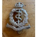 ROYAL ARMY MEDICAL CORPS BADGE with SLIDE RAMC WW1 WWI GREAT BRITAIN WORLD WAR ONE