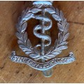 ROYAL ARMY MEDICAL CORPS BADGE with SLIDE RAMC WW1 WWI GREAT BRITAIN WORLD WAR ONE