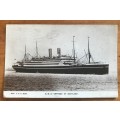 POSTCARD POST CARD R.M.S. EMPRESS OF SCOTLAND F.G.O. STUART SHIP STEAMSHIP PASSENGER CRUISE LINER