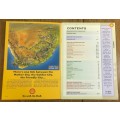 SHELL ROAD ATLAS of SOUTHERN AFRICA 13th EDITION 72 PAGES SIGNS ROAD SAFETY DISTANCE TABLE.