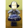 Dutch girl figurine porcelain blue and white