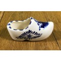 DELFT BLAUW HOLLAND SHOE CLOG x 1 BLUE and WHITE HANDPAINTED