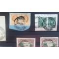 SOUTHERN RHODESIA POSTMARKS x 11 1931-57 BULAWAYO STATION BANKET JUNCTION FIGTREE QUEENS MINE MUSUME