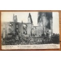 POSTCARDS x 2 BELGIUM Church profaned by Germans WW1 RAMSCAPELLE Guerre 1914 la Mise au Tombeau.