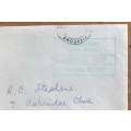 RHODESIA POLICE MAIL OFFICIAL FREE COMMISSIONER B.S.A. (BRITISH SOUTH AFRICA) POLICE CAUSEWAY