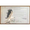 AUSTRALIA 27 cent LETTERCARD PEREGRINE FALCON WHITE-BELLIED SEA EAGLE 1982 Mint BIRDS of PREY