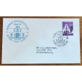 National Stamp Exhibition PAARL 13-16 October 1965 Official Souvenir CDS Cover Posted Bloemfontein