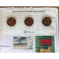 REGISTERED LETTER UNCANCELLED ACCEPTED THROUGH POST OFFICE KRUGER RAND 50TH ANNIVERSARY M/S 2017