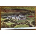 POST CARDS x 2 POSTCARDS GLENEAGLES and CROSS KEYS HOTELS ENGLAND PERTHSHIRE VINTAGE CARS