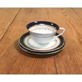 ROYAL WORCESTER ENGLAND 1 x TEA TRIO - Cup, Cake Plate and Saucer REGENCY PATTERN 1950 SCARCE!