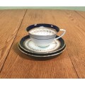 ROYAL WORCESTER ENGLAND 1 x TEA TRIO - Cup, Cake Plate and Saucer REGENCY PATTERN 1950 SCARCE! b