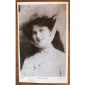 POSTCARD POST CARD POSKAART MISS ZENA DARE ENGLSI ACTRESS DURBAN to MAYVILLE 1905 NATAL