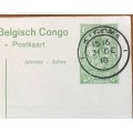 POSTCARD POST CARD POSKAART BELGISCH / BELGIAN CONGO KATANGA TOA LAKE TANGANYIKA 1918 KIGOMA CDS