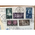 SOUTH AFRICA JAN VAN RIEBEECK FESTIVAL OFFICIAL FDC 1952 REGISTERED MAIL Posted from Van Riebeeck 57