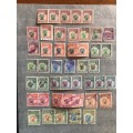 SOUTHERN RHODESIA REVENUE STAMPS 1d - £5 x 46 items COAT of ARMS ISSUES