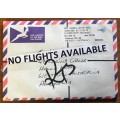 SOUTH AFRICA COVID MAIL RETURN TO SENDER (RTS) to  AUSTRALIA `NO FLIGHTS AVAILABLE` 16.4.2021