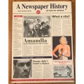 A Newspaper History of SOUTH AFRICA new edition - JOHN CAMERON-DOW - 2007 1st Ed. CHARLIZE THERON!!
