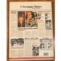 A Newspaper History of SOUTH AFRICA new edition - JOHN CAMERON-DOW - 2007 1st Ed. CHARLIZE THERON!!