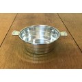STUNNING 2 HANDLED EPNS ELECTRO-PLATED NICKEL SILVER BOWL.