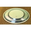MAPPIN & WEBB small PLATTER - EPNS ELECTRO-PLATED NICKEL SILVER - Made in England. Monogrammed.