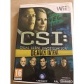 *J* CSI Deadly Intent Wii game
