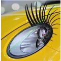 Car Headlamp Eyelash Stickers Set (Set = 2 Eyelashes) (In Stock)