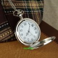 Smooth Steel Pocket Watch - (Local Shipping)