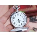 Smooth Steel Pocket Watch - (Local Shipping)
