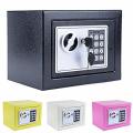 Durable Digital Electronic Safe Box Keypad Lock Home Security Office Hotel - Red,Pink,white,Blue