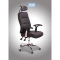 Reclining Office PU Leather Chair with Head and Arm rests - Black AND WHITE 309