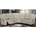 Air leather L-shape couch set