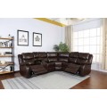 Air leather L-shape couch set