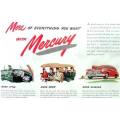 MERCURY (CAR) ADVERT. 1946. Authentic. 70 Years Old. 35 x 27 cm.