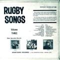 The Jock Strapp Ensemble - RUGBY SONGS VOLUME THREE. 33 rpm. 12` vinyl LP. (NM/NM). UK.