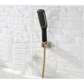 Shind 258mm Rainfall Shower and 192mm Shower Head Combo - Black and Silver