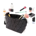 Portable Holographic And Reflective Makeup Zipper Purse Pouch Colour Changing