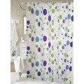 Modern Designs Waterproof Shower Curtain Geometric pattern/ Green Flower Design